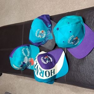 NBA Set of 4 Charlotte Hornets Hats